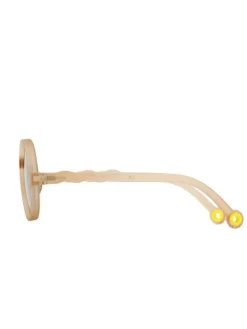 Olivio&Co Lasten Aurinkolasit Kids 3-5v, Round Sand Beige