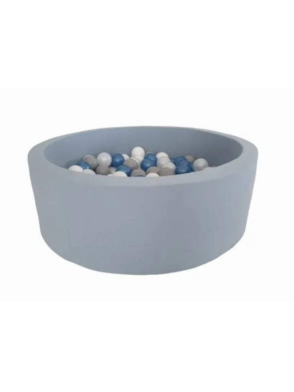 Pehmeä pallomeri + pallot (valitse värit), dusty blue