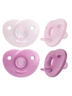 Philips Avent - tutti Curved Soothie 0–6kk, Pink