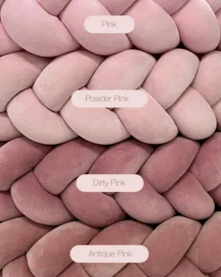 Pinnasängyn suoja 360cm, antique pink