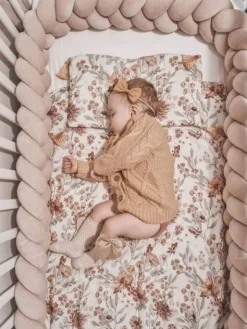 Pinnasängyn suoja 360cm, beige