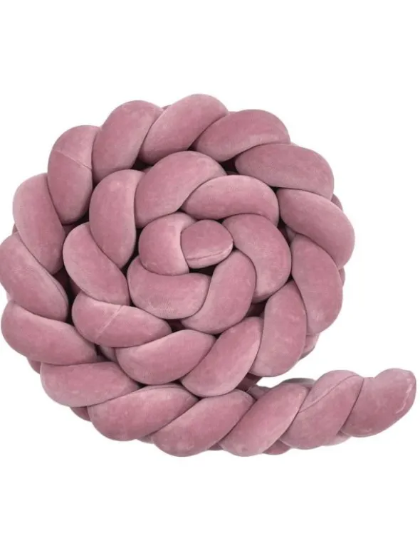 Pinnasängyn suoja 360cm, dirty pink