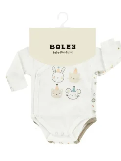 Pitkähihainen kietaisubody 2-pack, pupu | BOLEY