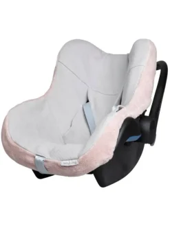 Päällinen vauvan turvakaukaloon, Teddy old pink