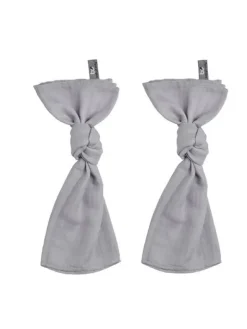 Puuvillaharso 2-PACK (silver grey) | BABY´S ONLY