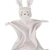 Puuvillainen Cuddly unipupu, valkoinen