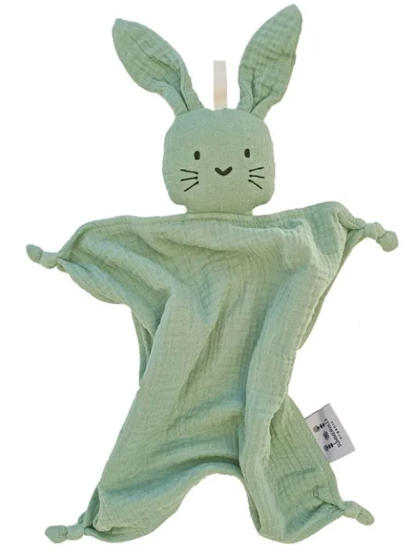 Puuvillainen Cuddly unipupu, cameo green