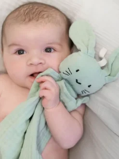 Puuvillainen Cuddly unipupu, cameo green