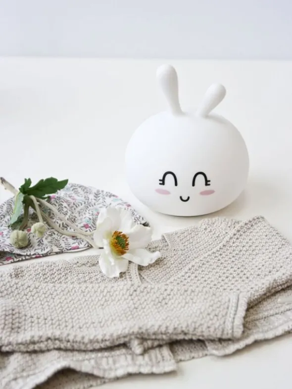 Rabbit & Friends Sweet Bunny Lamp –Silikoninen yövalo 7 värillä