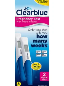 Raskaustesti Clearblue Digital viikkonäytöllä 2kpl
