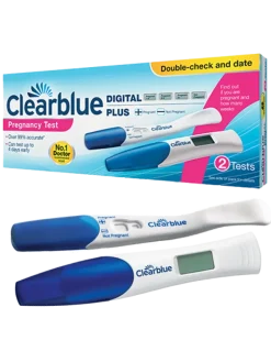 Raskaustestit Clearblue Double-Check and Date