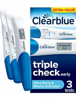 Raskaustestit Clearblue Triple-Check & Date