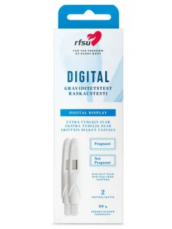 RFSU Digital Raskaustesti 2kpl – raskaustesti selkeällä tuloksella
