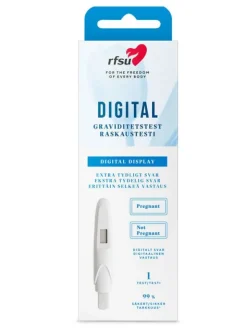 RFSU Digital Raskaustesti 1kpl – raskaustesti selkeällä tuloksella