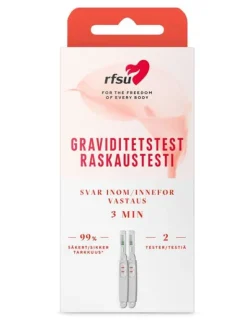 RFSU Helppo & Nopea -raskaustestipuikko 2 kpl