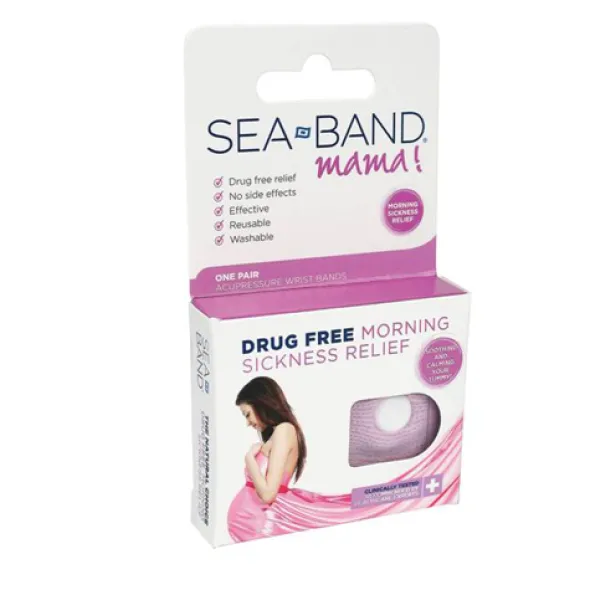 SEA BAND pahoinvointiranneke (2kpl) VIOLETTI