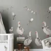 Seinätarra Setti 100x50cm, Geese