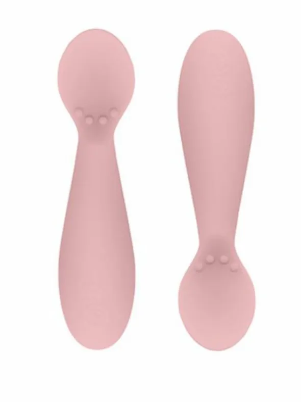 Silikoniset Tiny Spoon ensilusikat Twin-Pack, blush | EZPZ