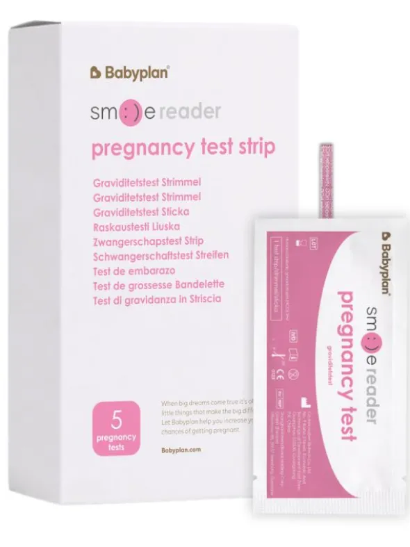 Smile Reader Raskaustesti 5 kpl + Sovellus