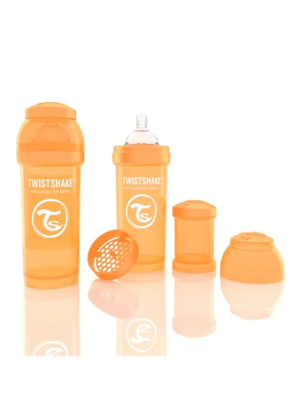 TwistShake - tuttipullo 260ml, orange