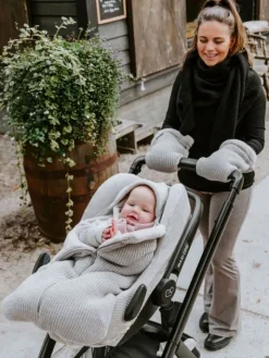 Vaunurukkaset nepparikiinnityksellä, Hope ecru