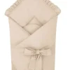 Vauvan kapalo & leikkimatto, Beige röyhelöt