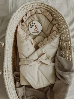 Vauvan kapalo & leikkimatto, Beige röyhelöt