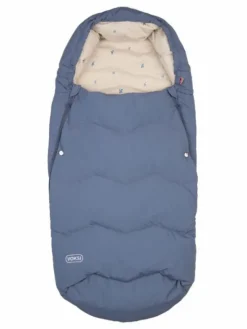 VOKSI - Explorer vauvan isompi untuvalämpöpussi, Stone Blue