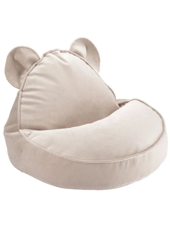 Wigiwama - Lasten säkkituoli Dusty Beige Bear