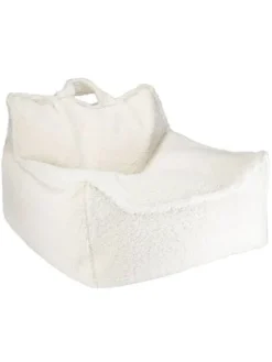 Wigiwama - Lasten säkkituoli Teddy Cream white